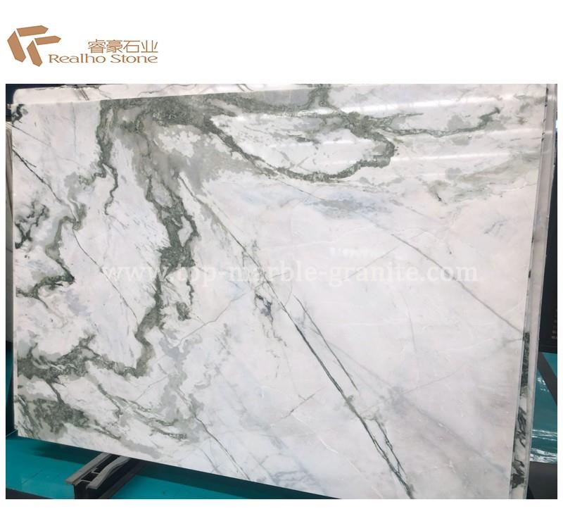 white marble indoor balustrades