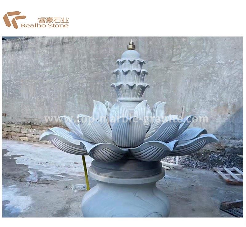 White marble sculpture