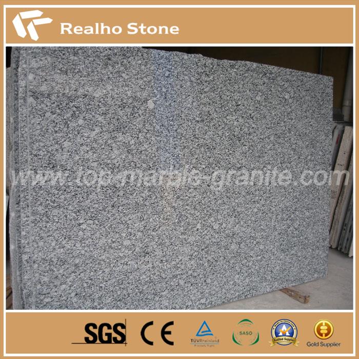 Poli Granite Seawave Blan ak Platinum Pearl Slabs Pri