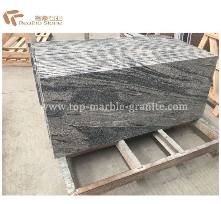 HN China Juparana Colombo Grey Granite Tiles