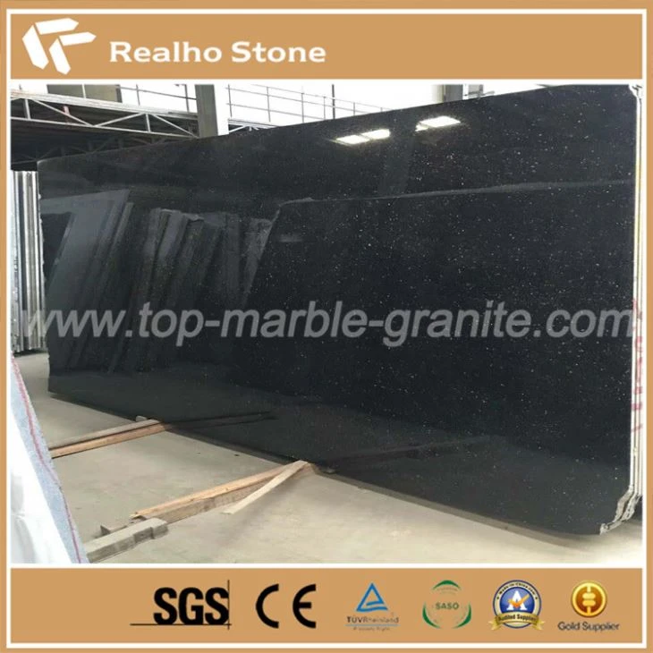 Indian Black Galaxy Granite Countertop