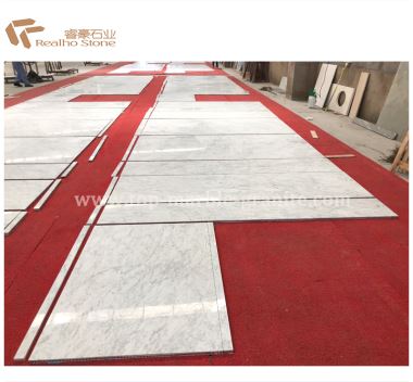 Cararra Blan konpoze Honeycomb Marble mozayik