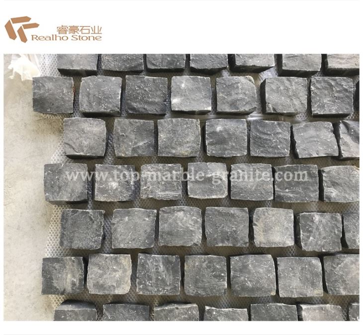 ZP Black Basalt Paving Stone on Matt