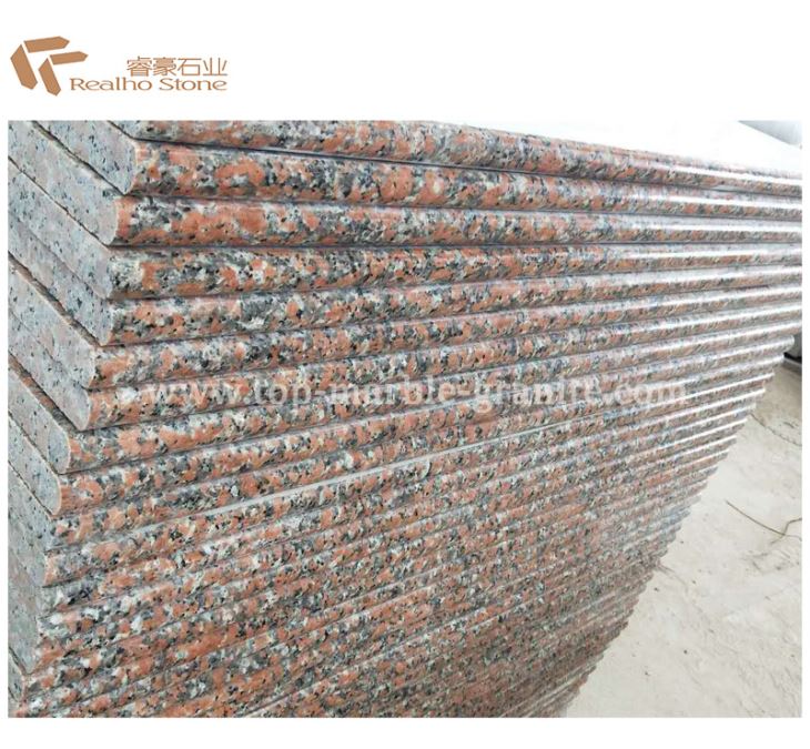 Maple Wouj Granite eskalye eskalye ak rize