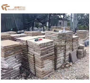 Granite pavaj Stone nan kalite siperyè 60x60x3cm Deyò