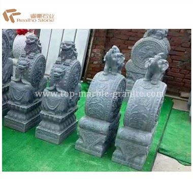 Marble Sur nan gwo tanbou anbrase ki gen fòm Wòch Portant