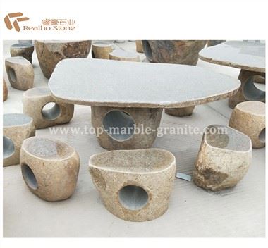 Tablo Cobblestone Natirel ak chez Chez pou deyo
