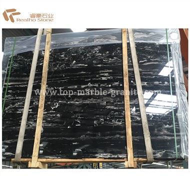 Poli Sliver Portoro Marble dal pou mozayik etaj