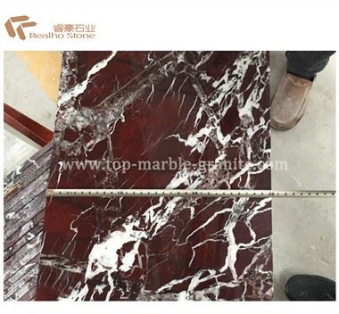 Rosso Levanto Marble dal/mosaïque pou etaj/miray/tab anwo/kontwar